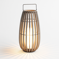 Jardin extérieur lumière solaire rotin IP65 étanche lampadaire Villa cour paysage pelouse lumière pour jardin Patio clôture décor