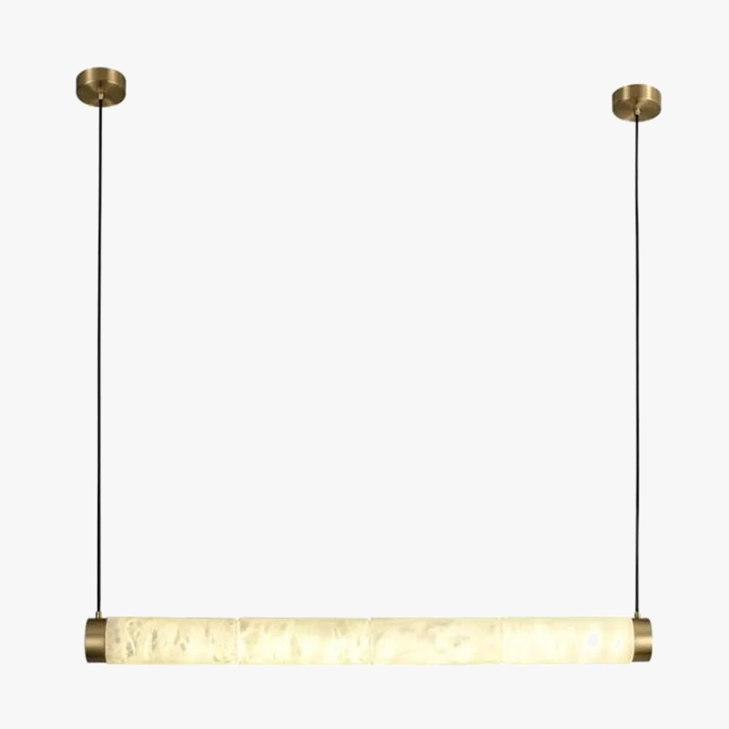 Lustre en cuivre de forme longue de luxe Décor