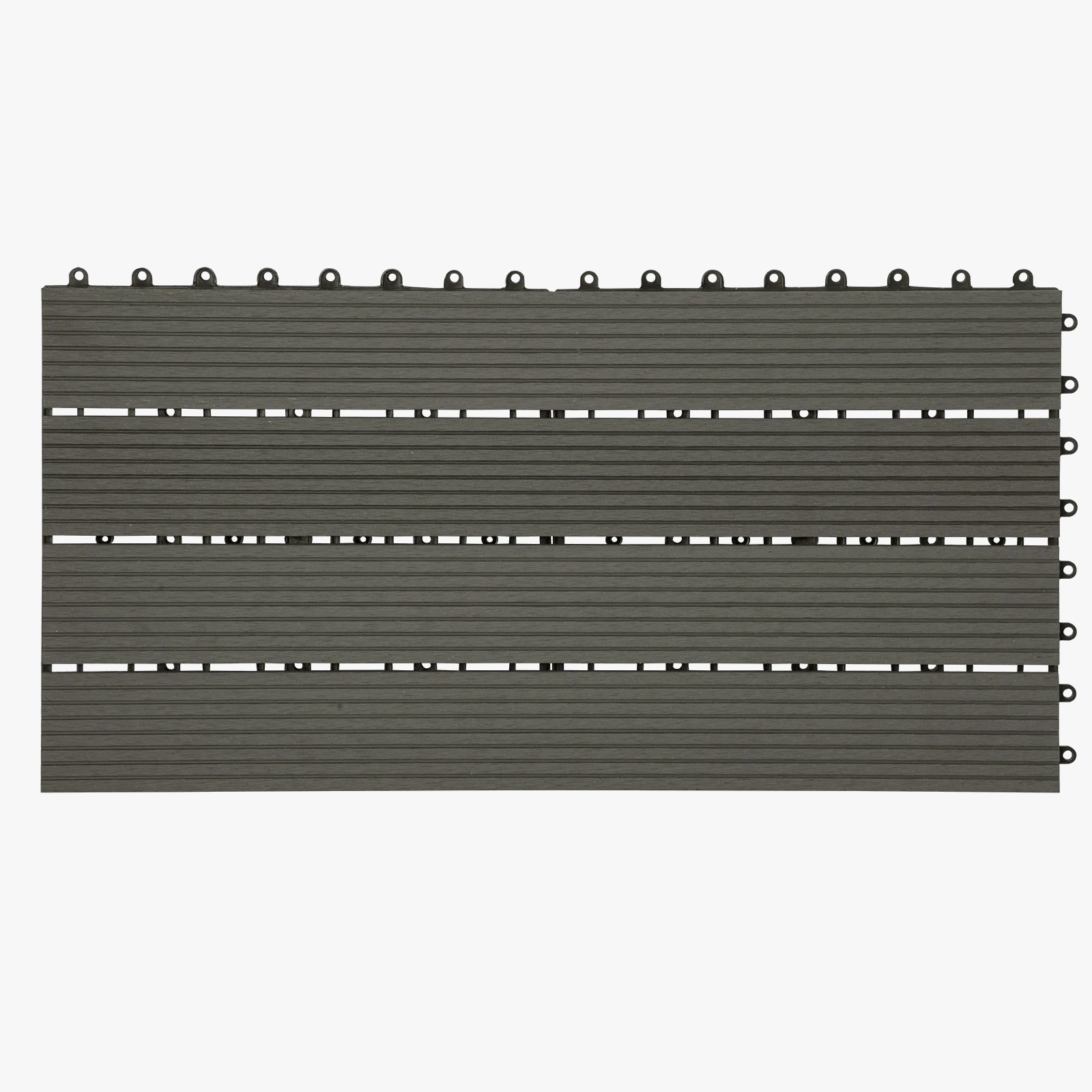 Lames de terrasse wpc clipsables 30x60 1m2