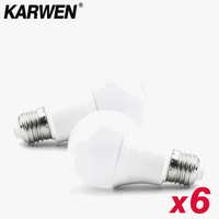 lampada lot de six lampes led pour éclairage intérieur