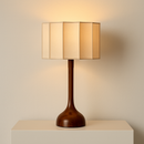 lampadaire en bois massif style wabi-sabi décoration zen design moderne
