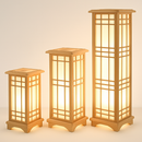 lampadaire japonais en bois pour un éclairage décoratif intérieur