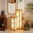 lampadaire japonais en bois pour un éclairage décoratif intérieur
