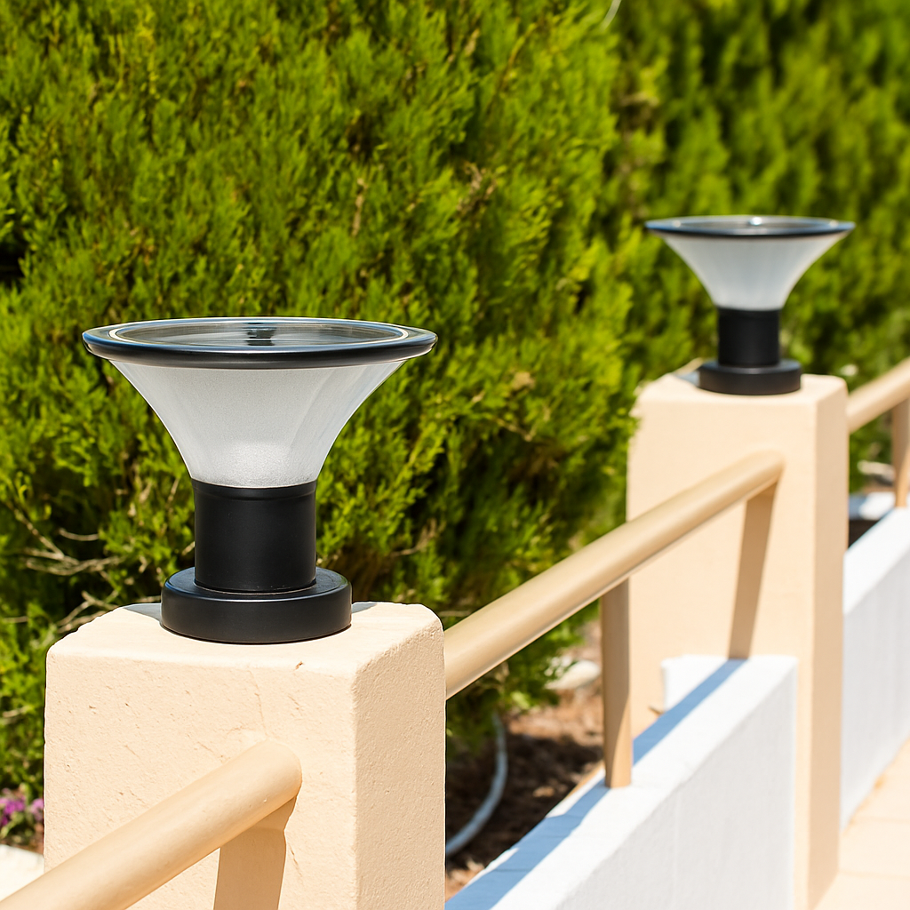 lampadaire solaire étanche pour jardin et extérieur - vue 5 sur 8
