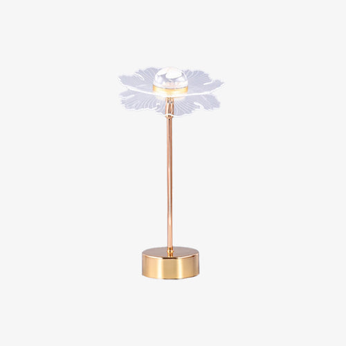 Lampe à poser style vintage LED en métal doré Anila