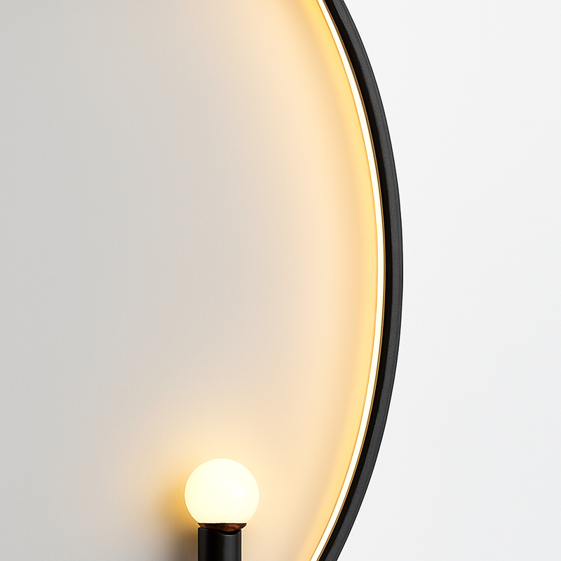 Lampe de applique murale LED moderne minimaliste noir ou applique murale décorative pour chambre chevet étude maison éclairage intérieur lustres lumières