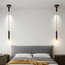 lampe de chevet moderne avec projecteur rotatif led suspension