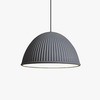 Suspension LED design moderne en résine de citrouille pour intérieur