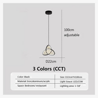 lampe led suspendue moderne décor intérieur idéale chambre