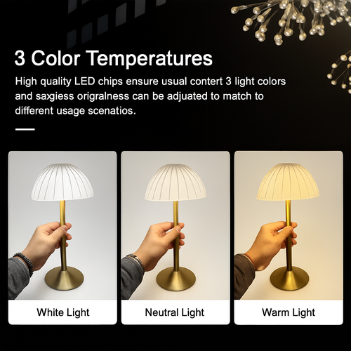 lampe à poser led tactile rechargeable sans fil pour lecture et détente