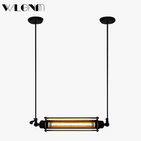 lampe suspendue rétro industrielle pour loft café restaurant réglable