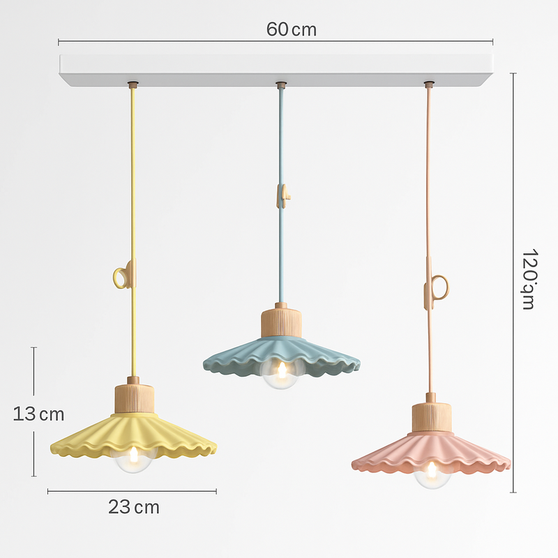 Lampe suspension simple LED nordique