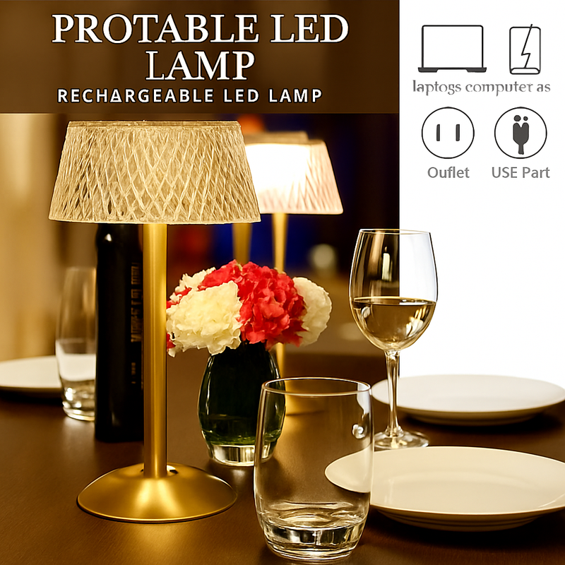 Lampes de table en cristal diamant rétro barre de LED lampe de bureau USB rechargeable protection des yeux veilleuse pour chambre hôtel bureau mariage