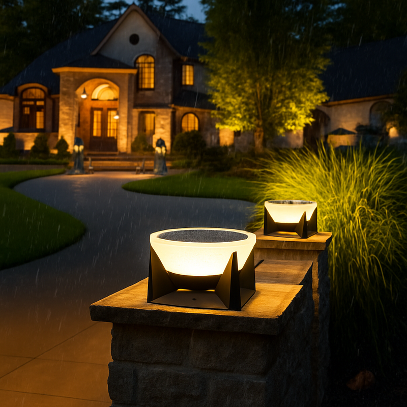lampes solaires à led pour jardin et décoration extérieure