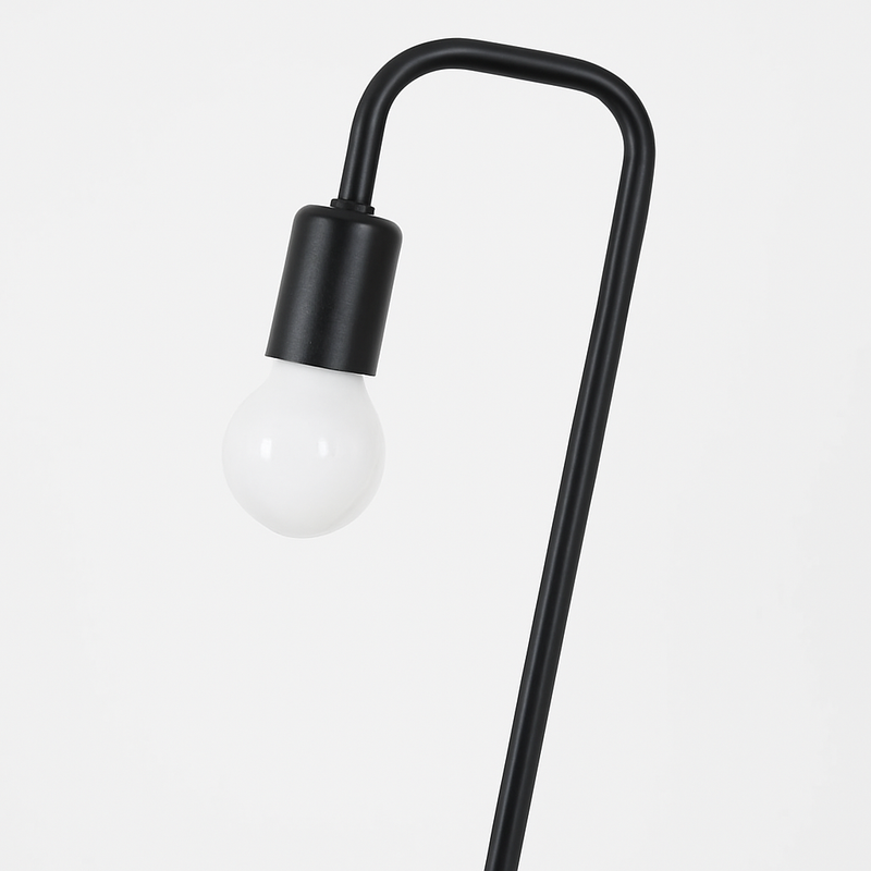 Loft lampe de bureau Vintage E27 noir blanc tige de fer campagne américaine lampes de Table en bois nordique chevet lecture luminaire