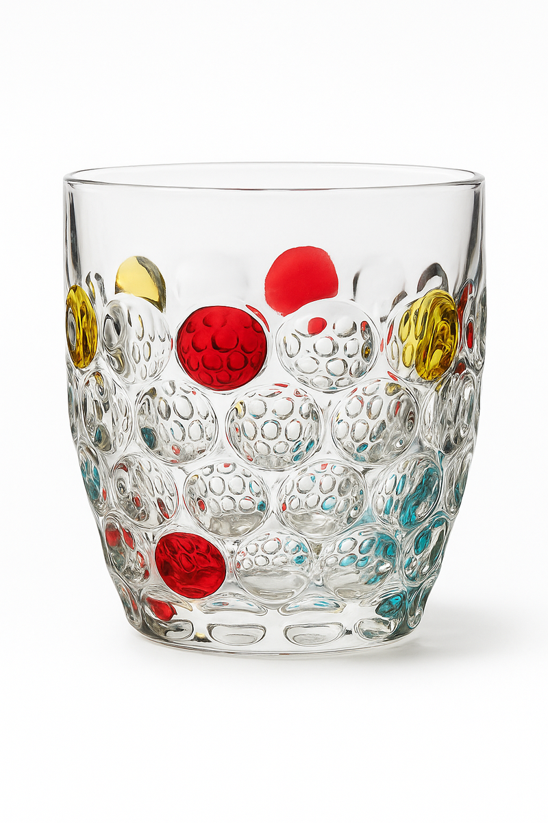 Lot 2 verres cristal motifs gothiques design zecchin