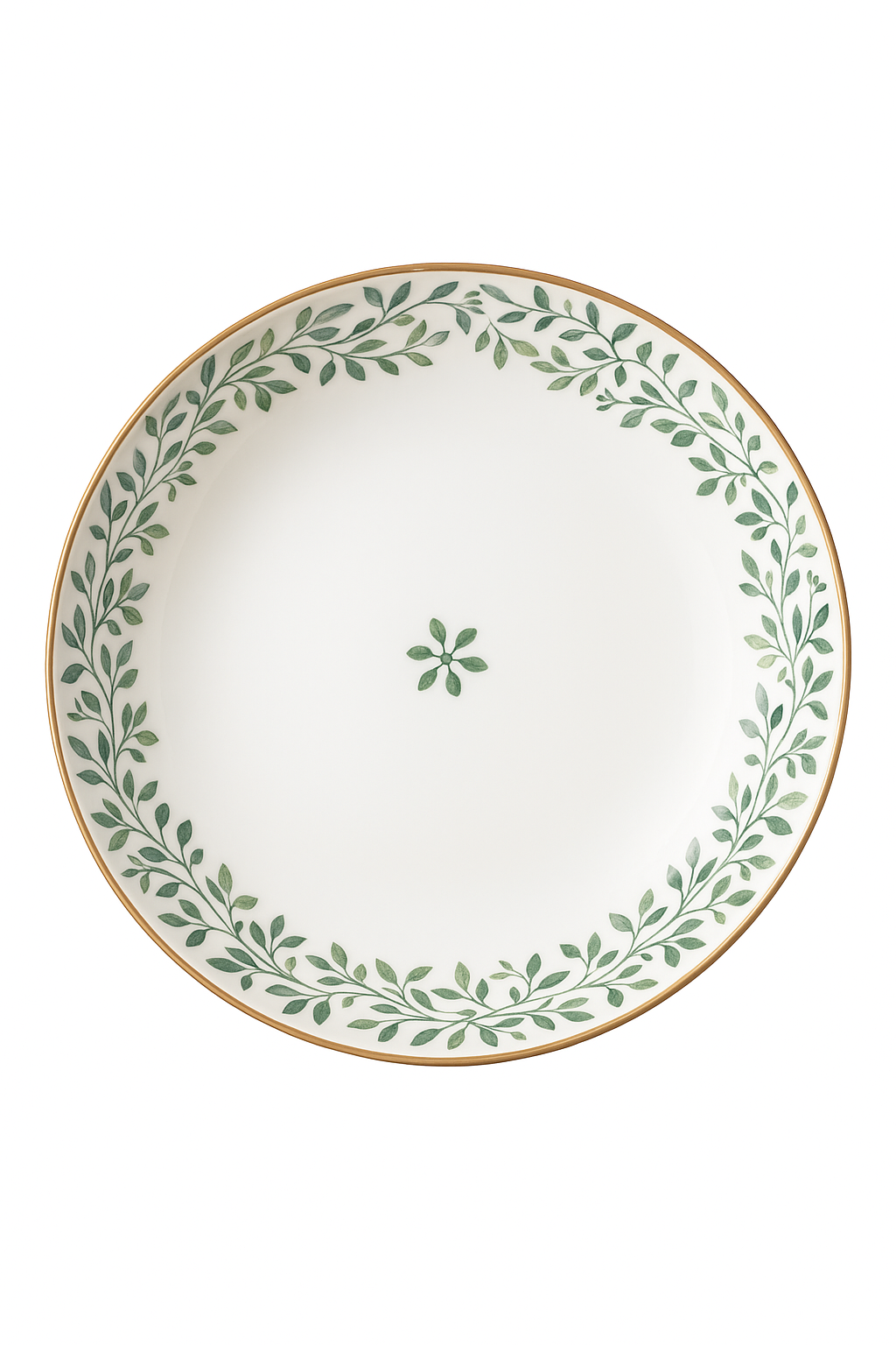 Lot 4 assiettes ceramique motifs floraux 20 cm - vue 2 sur 2