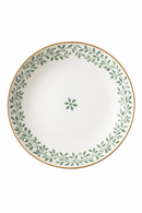Lot 4 assiettes ceramique motifs floraux 20 cm