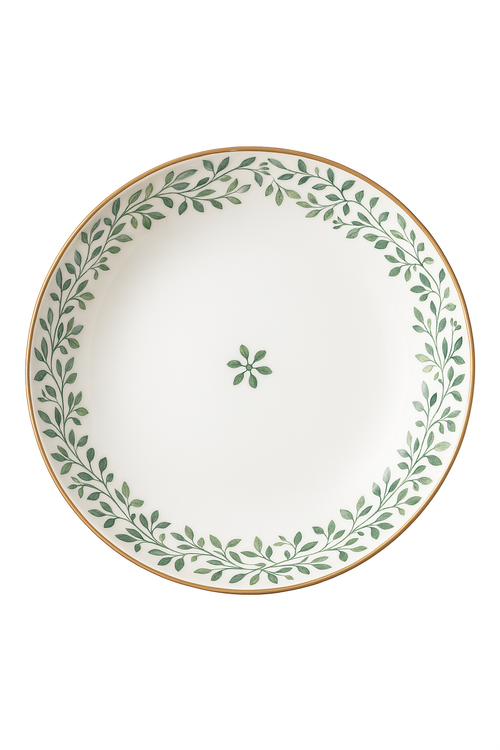 Lot 4 assiettes ceramique motifs floraux 20 cm