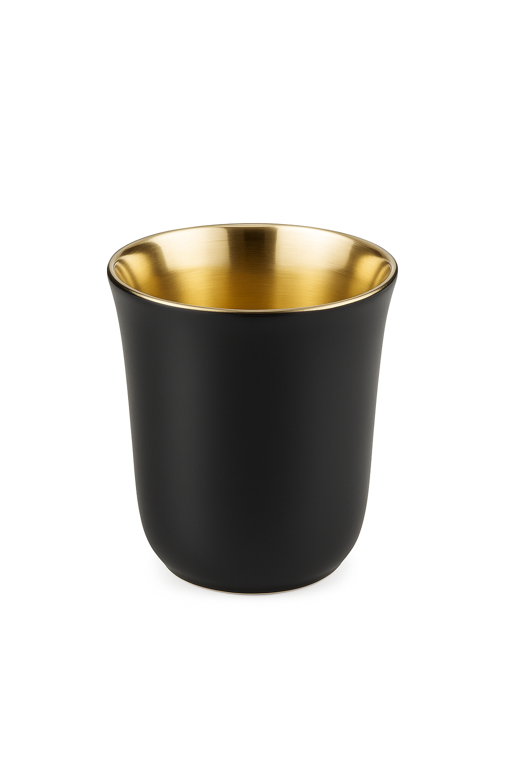 Lot 4 tasses expresso inox double paroi 80ml - vue 2 sur 2