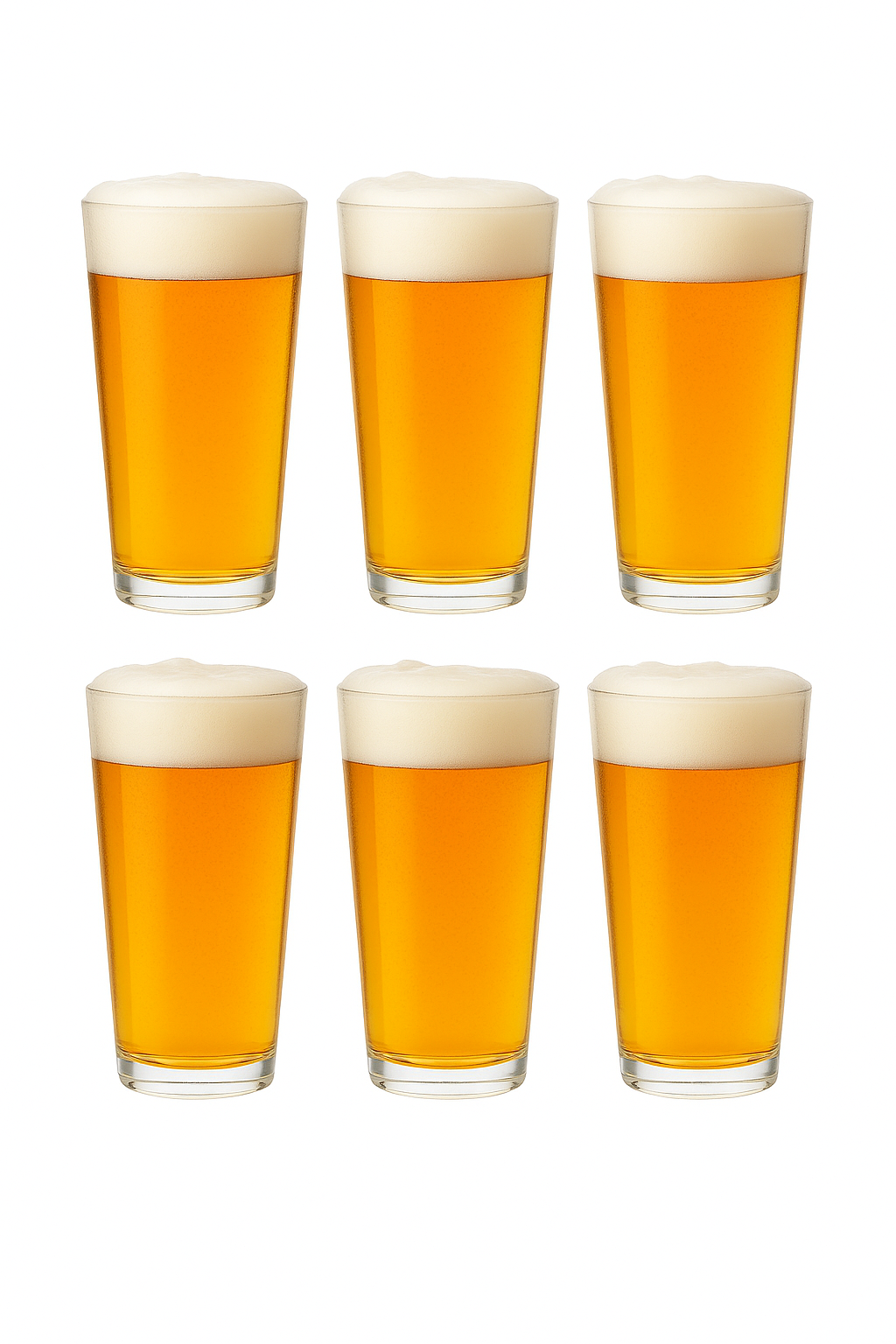 Lot 6 verres design rainuré multi boissons