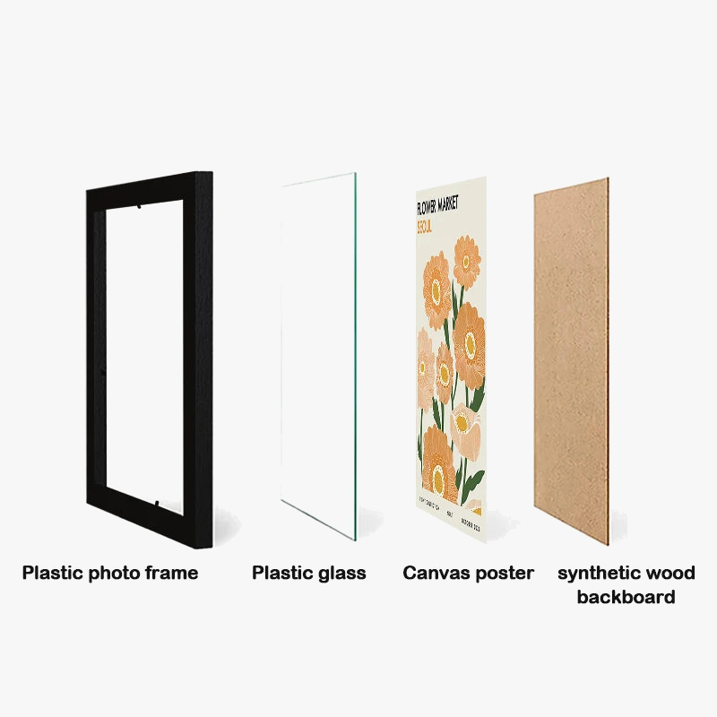 lot de 3 cadres photo muraux pour décoration artistique intérieure