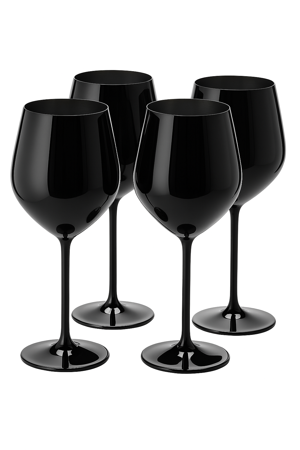 Lot de 4 verres cocktail acier inoxydable design - vue 2 sur 2