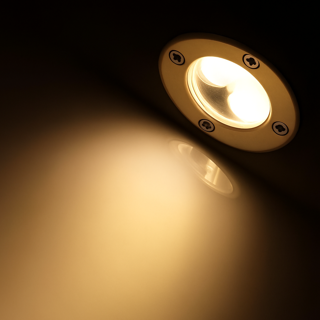 lot de 8 spots led encastrables pour éclairage extérieur jardin et sentier - vue 6 sur 5
