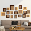 lot de cadres photo en bois pour décoration murale et mariage