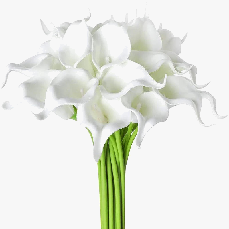 lot de fleurs artificielles lys calla pour mariage et décoration florale