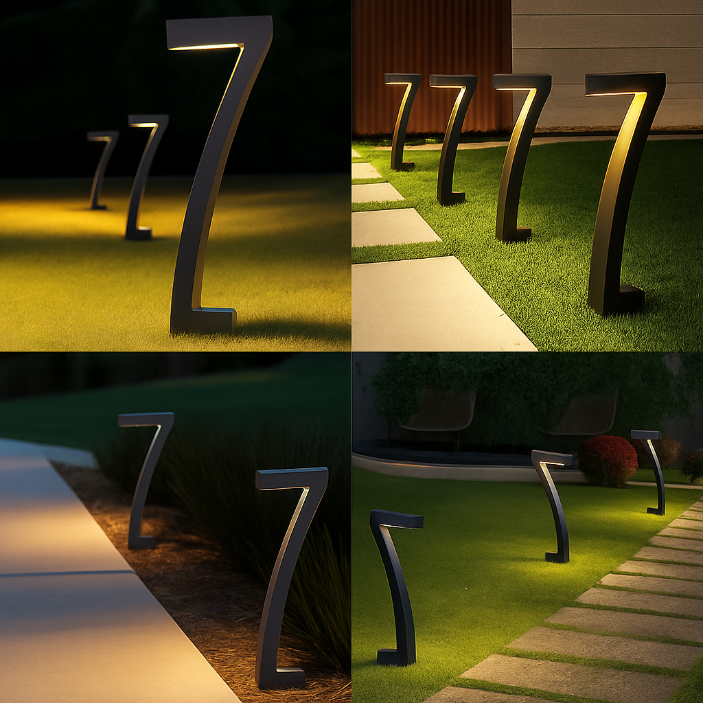 lot de lampes solaires led pour jardin éclairage extérieur décoratif - vue 7 sur 7