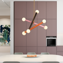 lustre art déco minimaliste éclairage suspendu