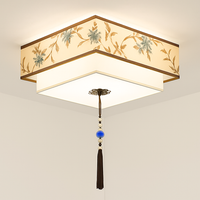 lustre chinois plafonnier chambre ronde Chinoiserie Luminaire Suspendu rétro maison salon étude Luminaire éclairage