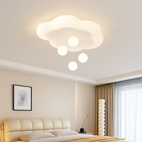 lustre créatif nuage blanc lune étoile pour enfants