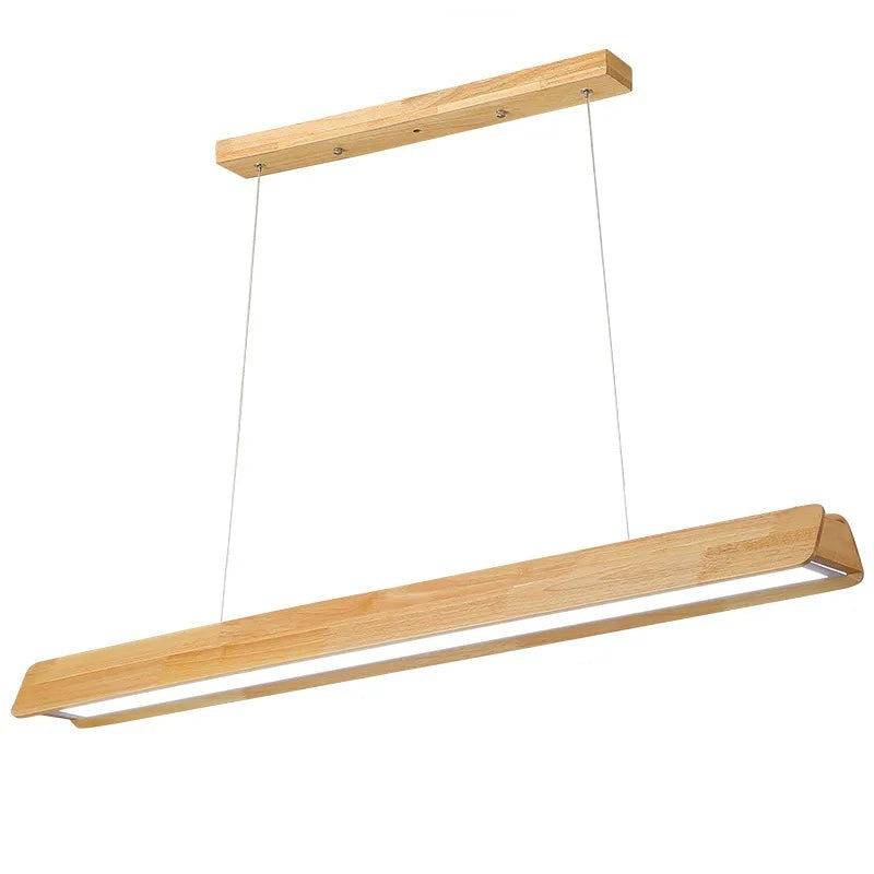 Lustre de bureau en rondins