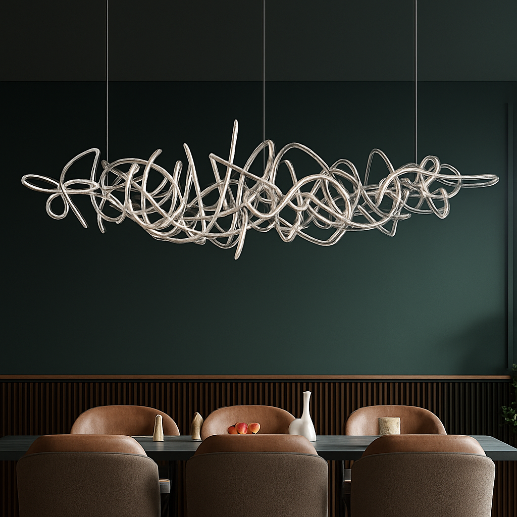 Lustre design à LED moderne Luxury - vue 5 sur 5
