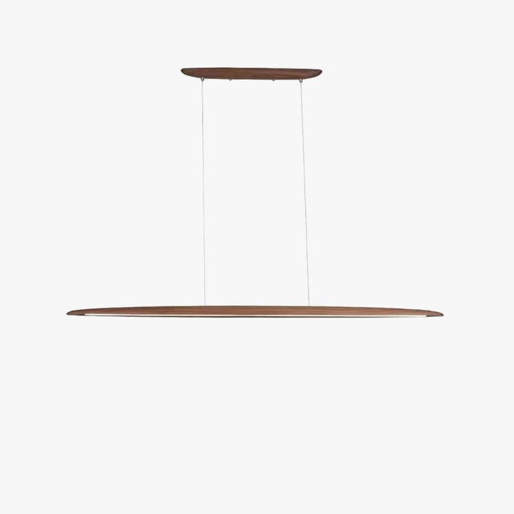 lustre dimmable en bois élégant pour éclairage intérieur moderne