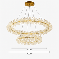 lustre en cristal design pour éclairage intérieur élégant