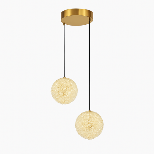 lustre en cristal led léger pour une ambiance romantique et élégante