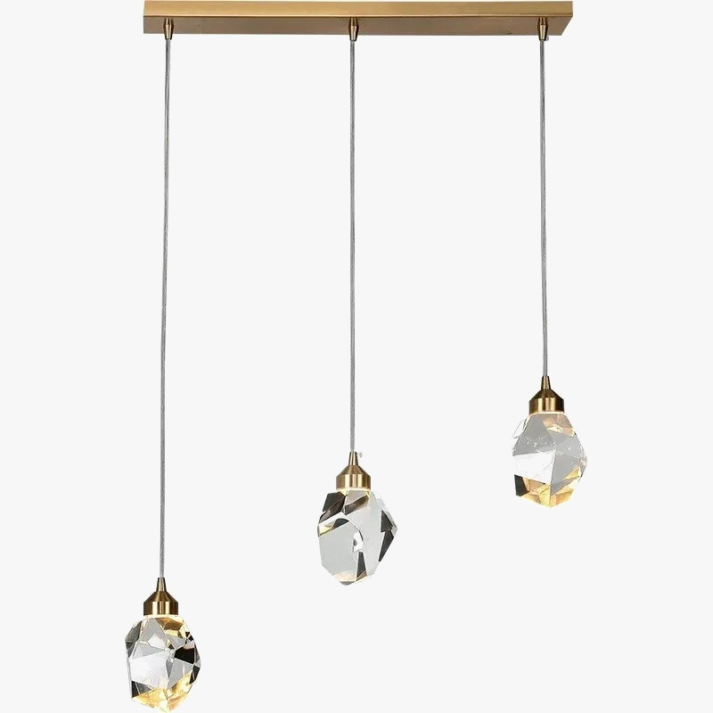 lustre en cristal nordique led pour intérieur