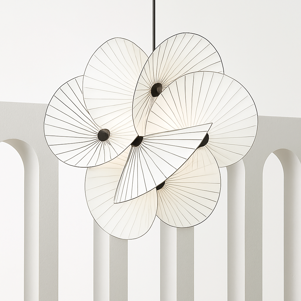 lustre en tissu design pour restaurant bureau et salon