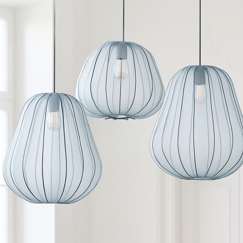 lustre en tissu wabi-sabi pour restaurant et bar décoratif