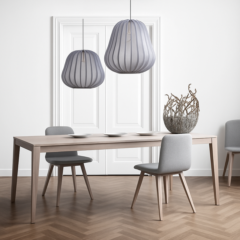 lustre en tissu wabi-sabi pour restaurant et bar décoratif