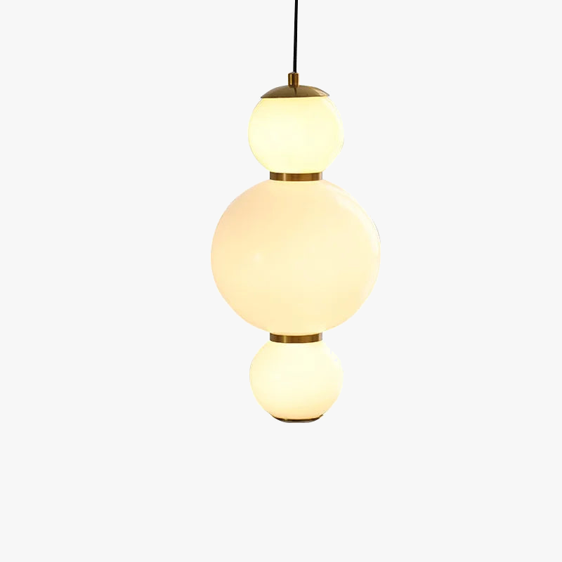 suspension style européen design luxe gourde verre led