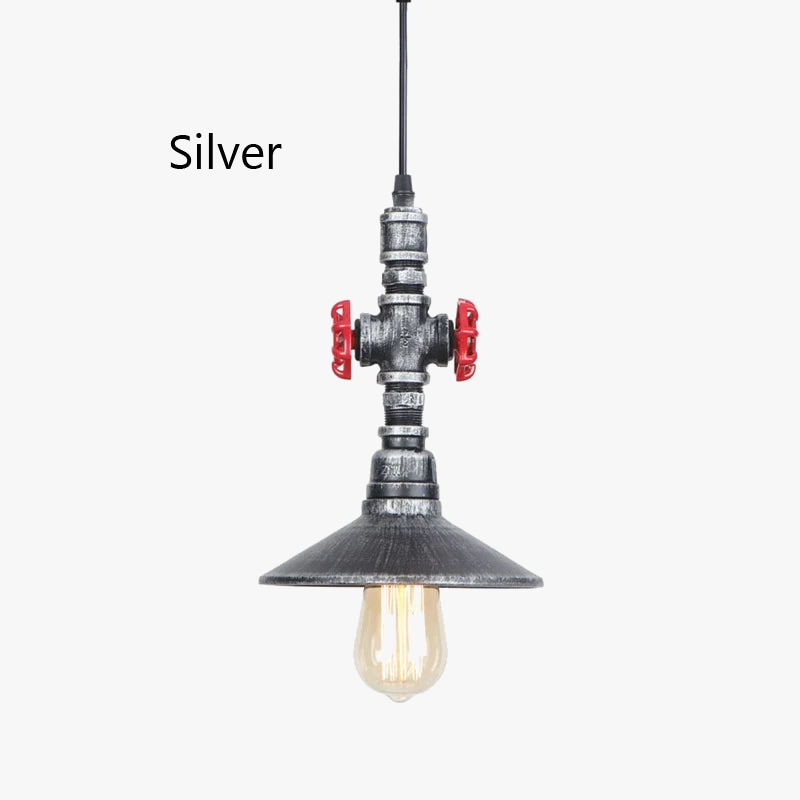 lustre industriel rétro en fer pour restaurant bar club
