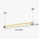 lustre industriel rétro en métal avec lumière led