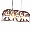 lustre industriel rétro oiseau créatif en fer pour loft restaurant bar
