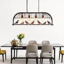 lustre industriel rétro oiseau créatif en fer pour loft restaurant bar