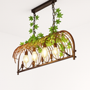 lustre industriel rétro oiseau créatif en fer pour loft restaurant bar