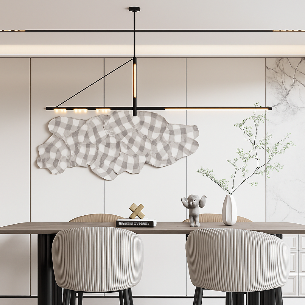 lustre led moderne pour tables alimentaires et décorations - vue 4 sur 4